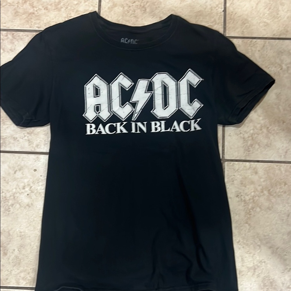 AC/DC Black Graphic Tee